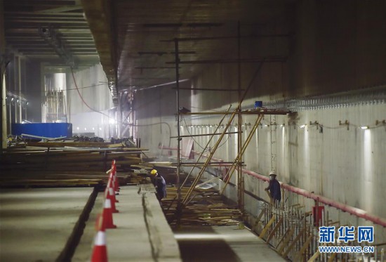 (社會)(3)京雄城際鐵路北京新機場站主體工程完工